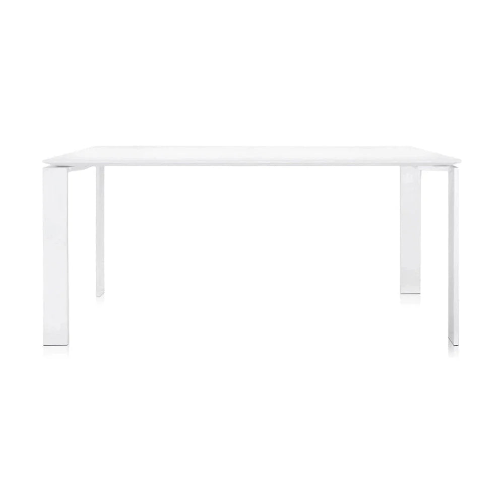 Kartell quatre bureau 158x79 cm, blanc / blanc