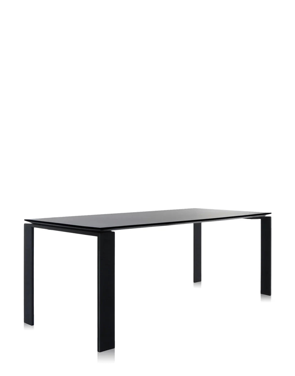 [product_category]-Kartell Four Desk 190x79 Cm, Black/Black-Kartell-8034105783904-0452385-KAR-2