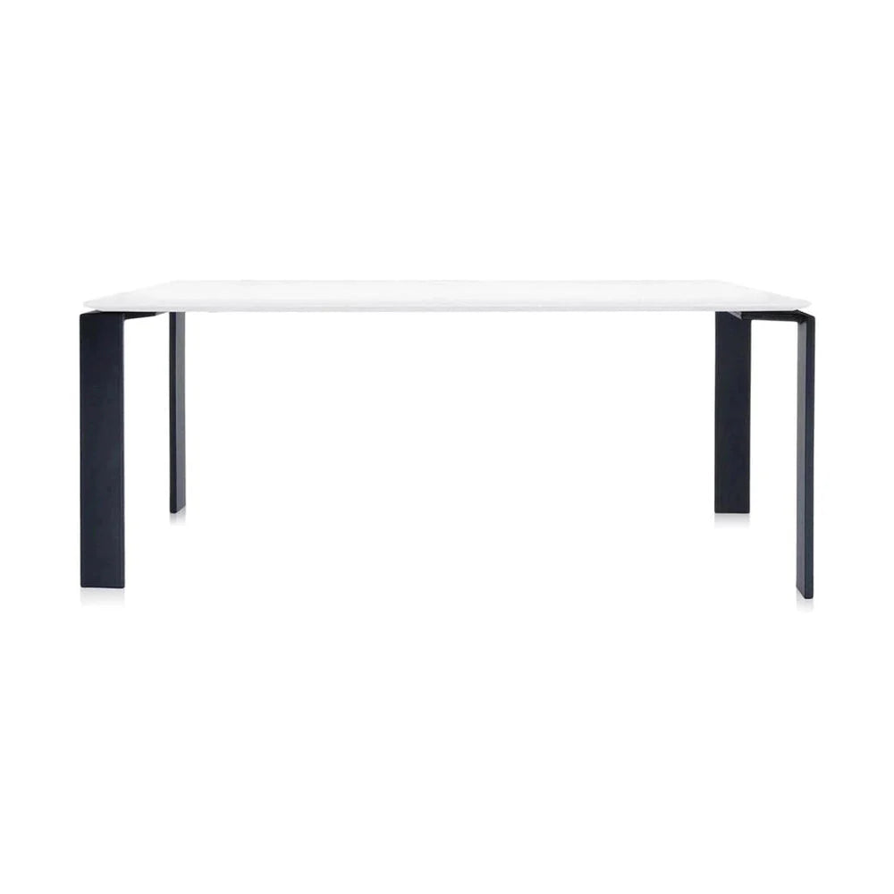 Kartell fyra skrivbord 190x79 cm, svart/vit