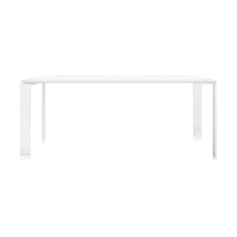 Kartell vier Schreibtisch 190x79 cm, weiß/weiß