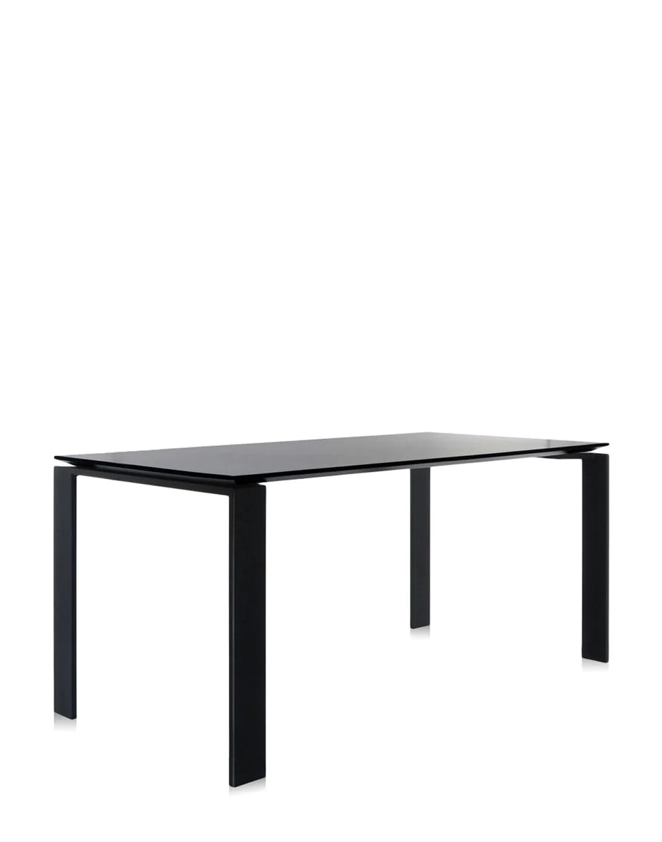 [product_category]-Kartell Four Soft Touch Desk 158x79 Cm, Black/Black-Kartell-8058967225327-0450285-KAR-2