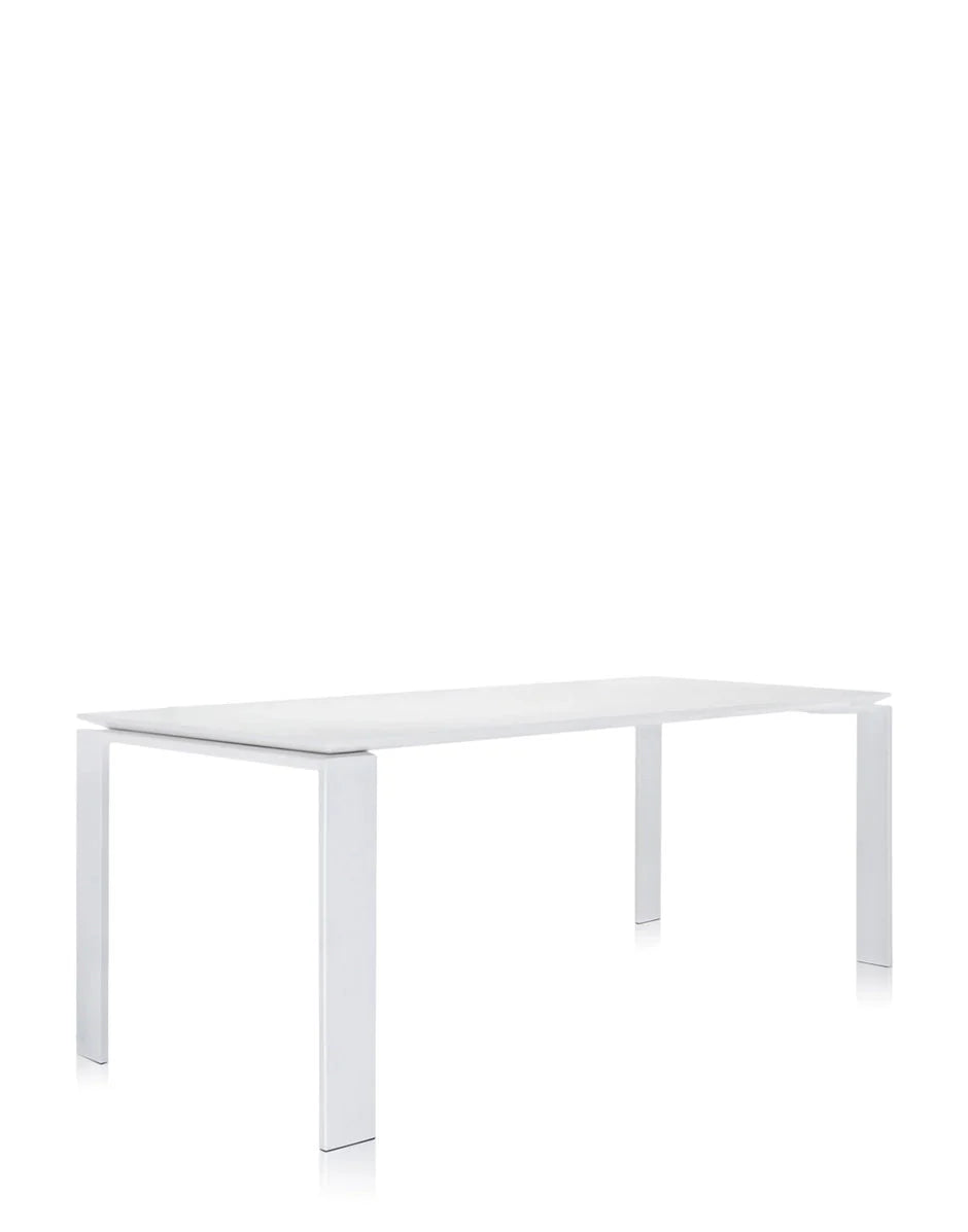 [product_category]-Kartell Four Soft Touch Desk 190x79 Cm, White/White-Kartell-8058967225389-0450382-KAR-2