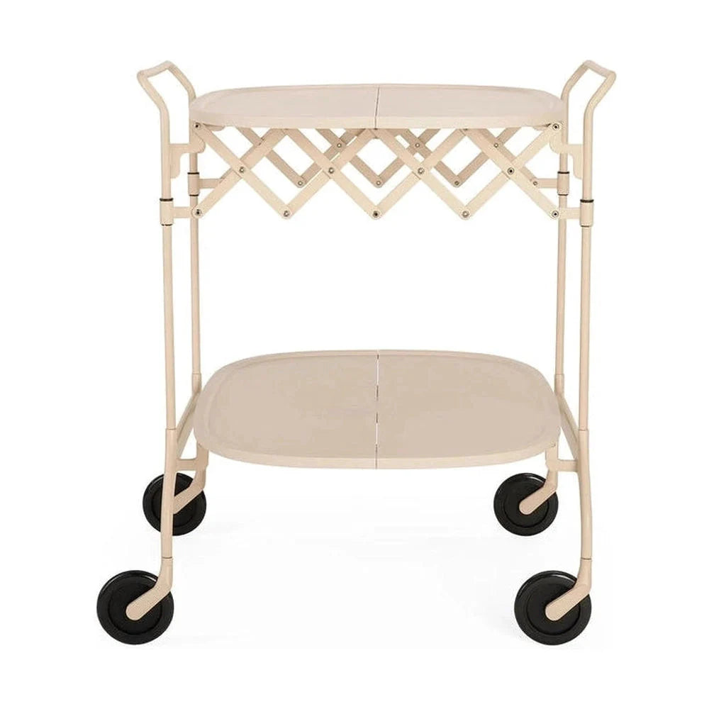 Trolley Kartell Gastone, crema de estera