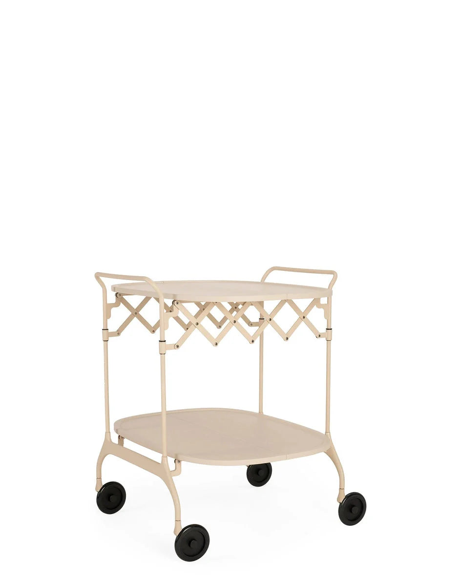 Kartell Gastone Trolley, Mat Cream