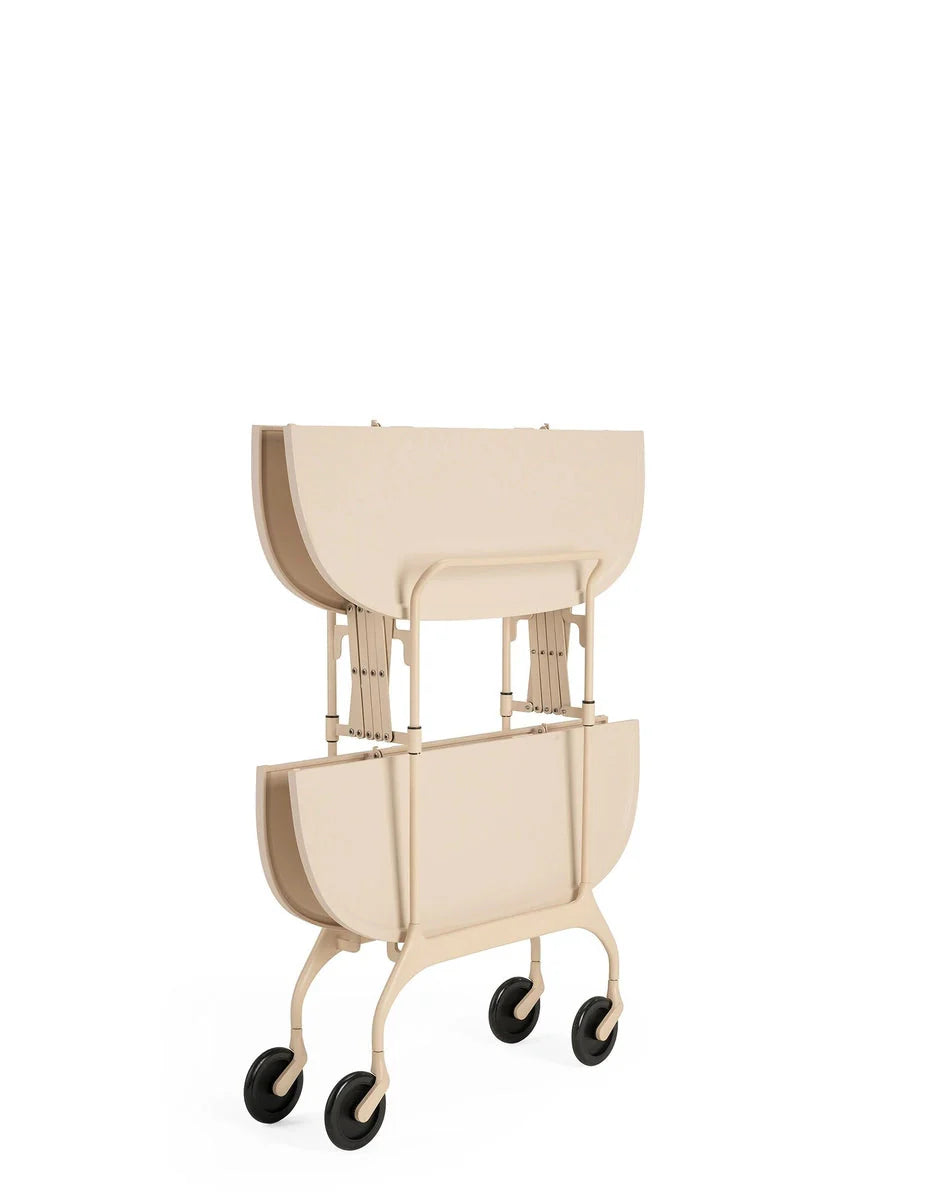 Kartell Gastone Trolley, Mat Cream