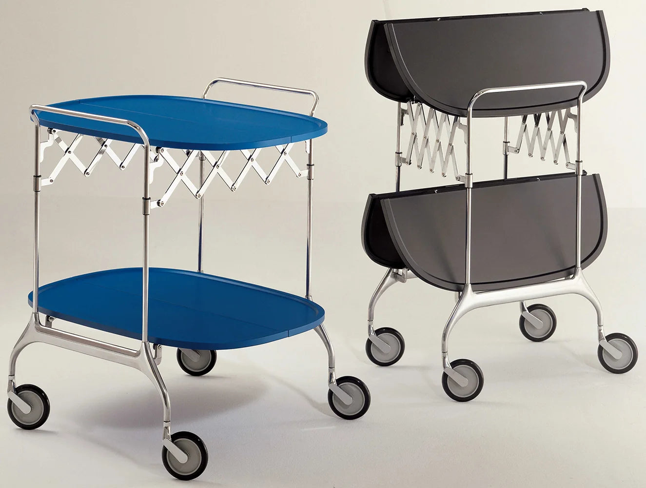 Kartell Gastone Trolley, Mat Cream