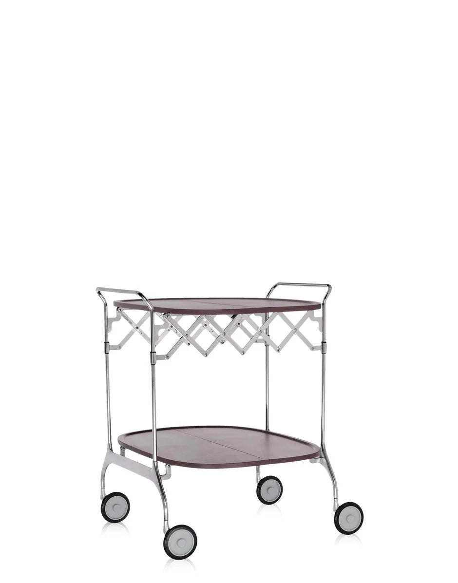 Kartell Gastone Trolley, Plum