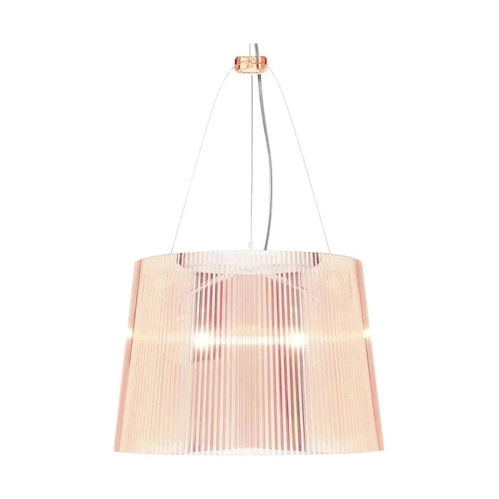 Kartell Gè Suspension Lamp, Pink