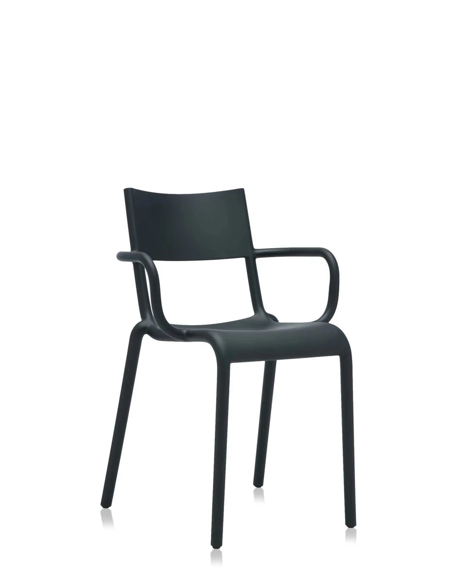 Kartell Generic ein Stuhl, schwarz