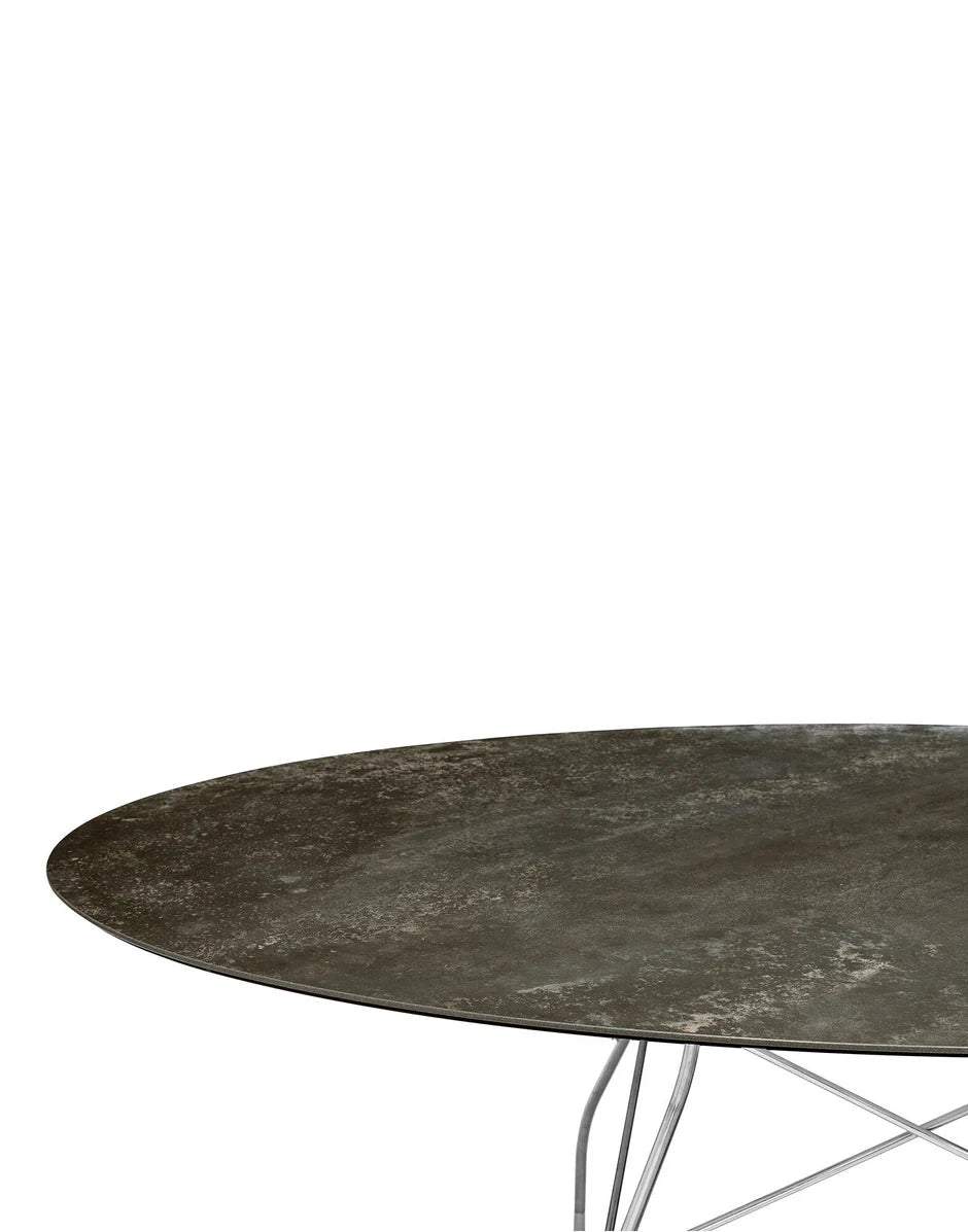 [product_category]-Kartell Glossy Table Oval Marble, Chrome/Aged Bronze-Kartell-8058967294132-04572CN-KAR-2