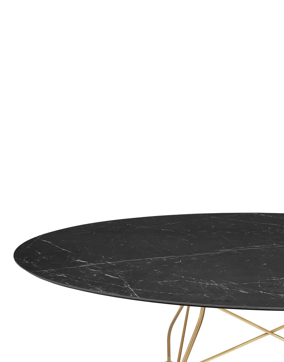 [product_category]-Kartell Glossy Table Oval Marble, Gold/Black-Kartell-8058967253764-04579MN-KAR-2