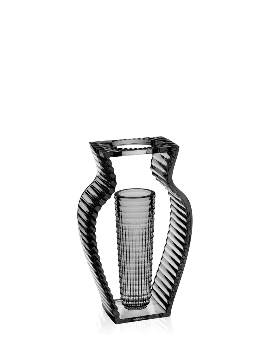 Kartell I Shine Vase, Fume