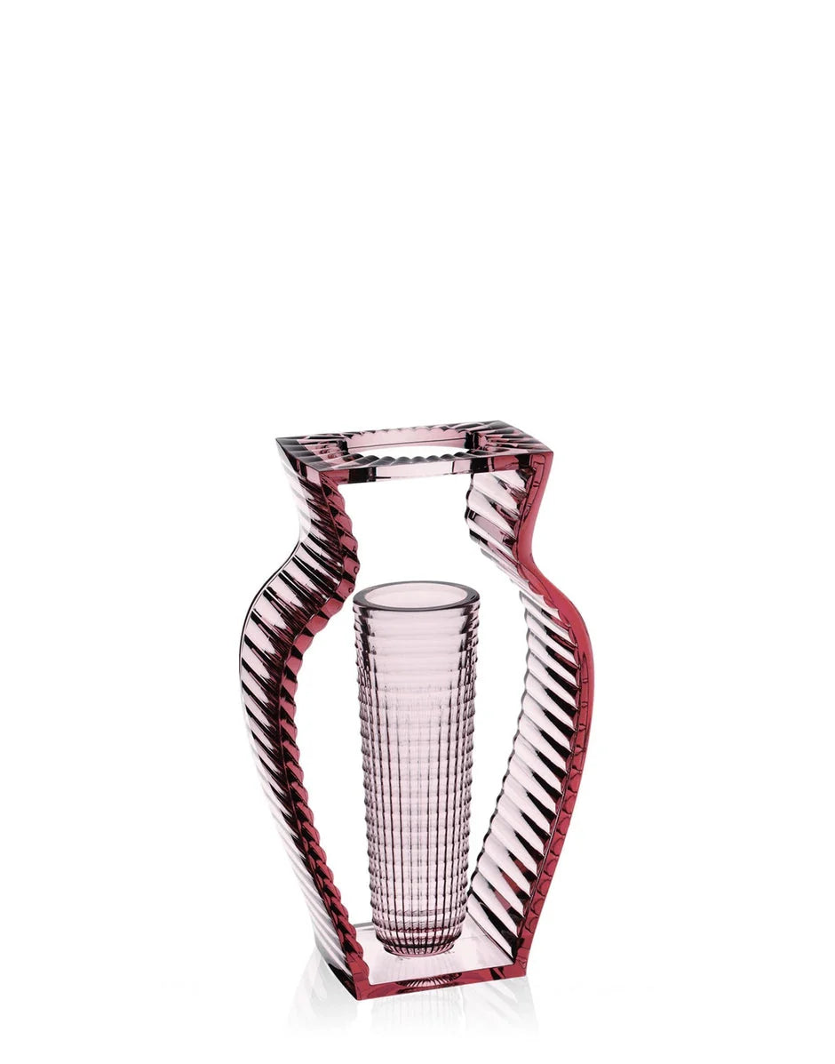 Kartell I Shine Vase, Pink