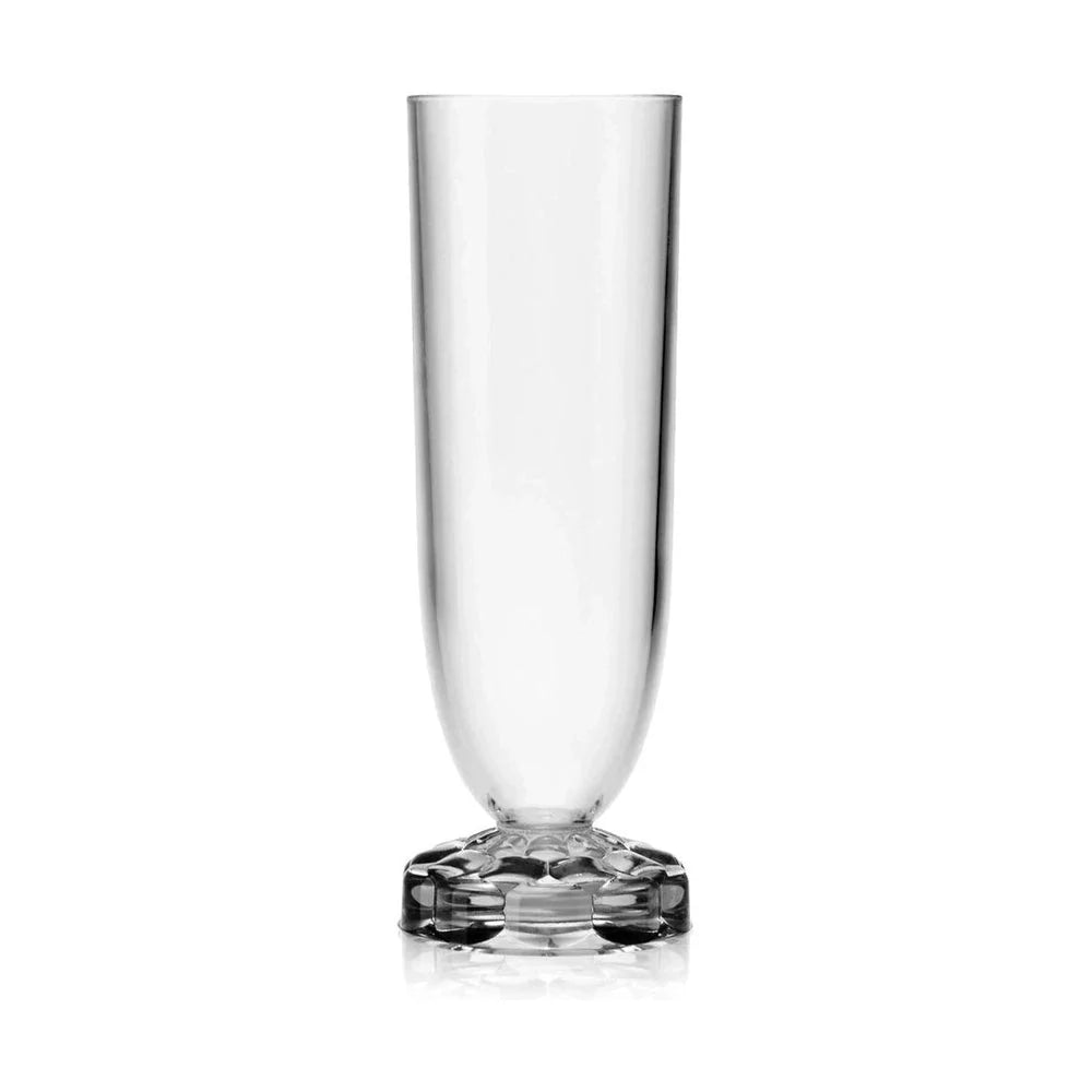 Kartell Jellies Family Set of 4 Flute Glasses, Crystal