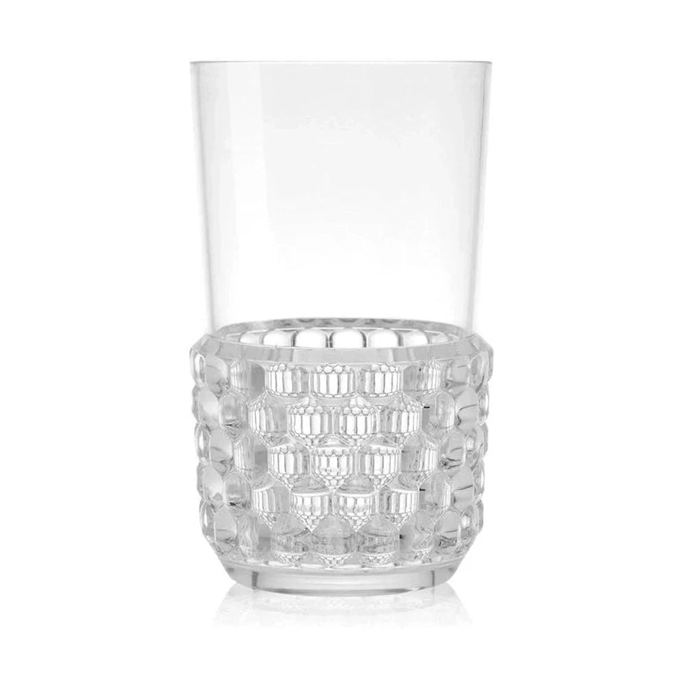 Kartell Jellies Family Set med 4 lange drikkebriller, Crystal