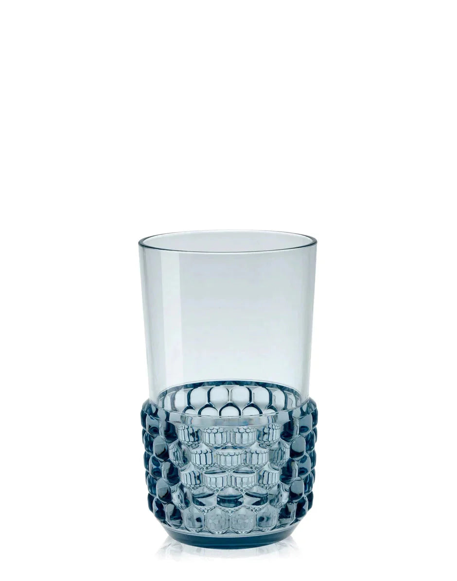 [product_category]-Kartell Jellies Family Set Of 4 Long Drink Glasses, Light Blue-Kartell-8058967196658-01491E4-KAR-20