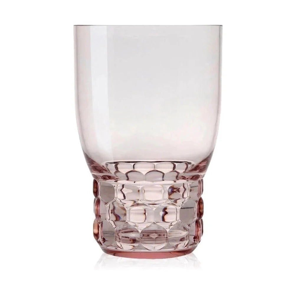 Ensemble de famille Kartell Jellies de 4 verres à eau, rose