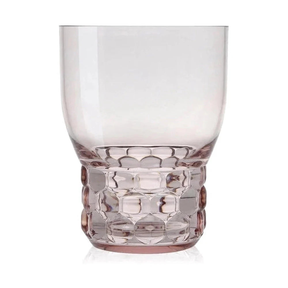 Kartell Jellies Family Juego de 4 copas de vino, rosa