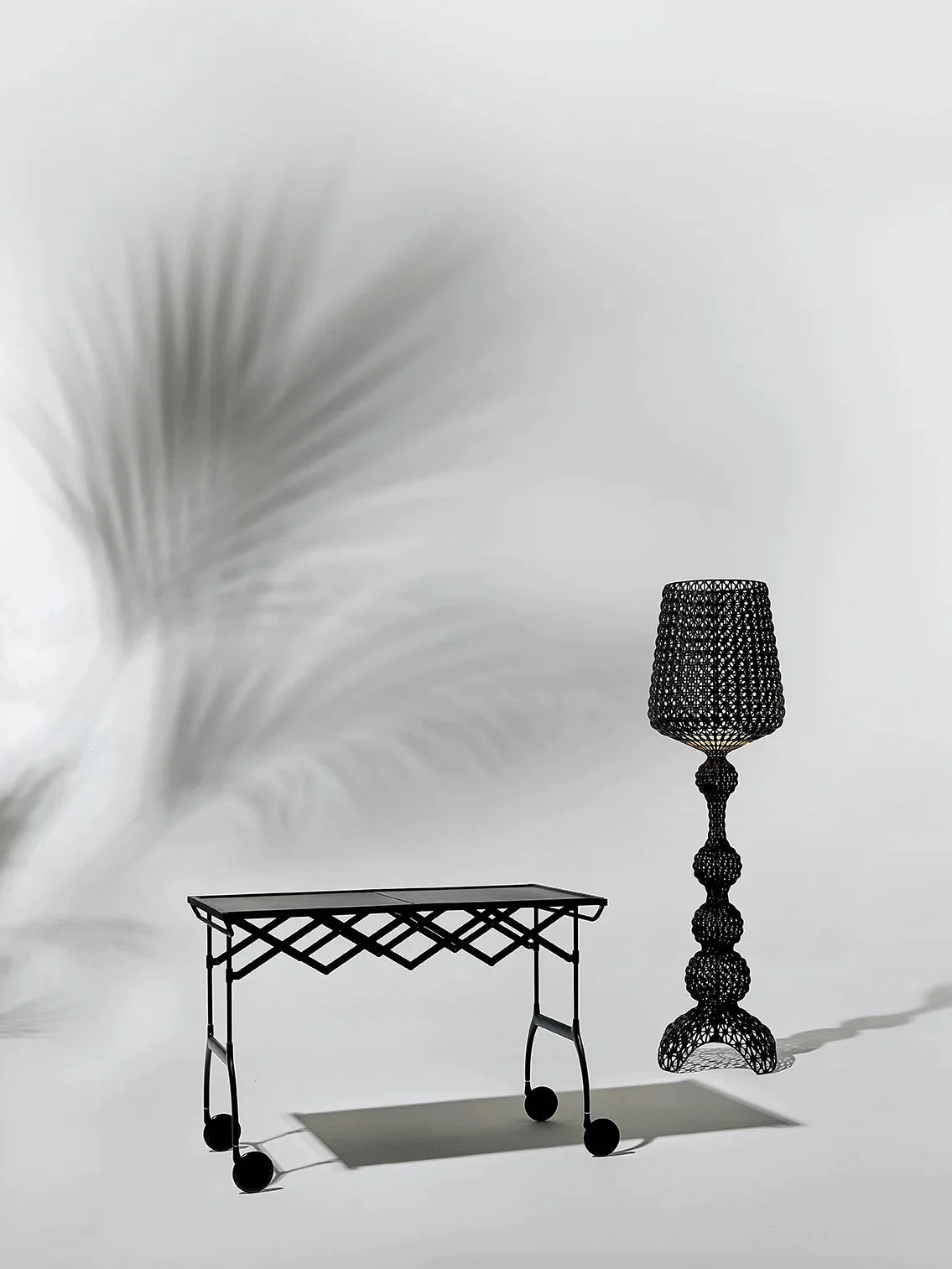 [product_category]-Kartell Kabuki Indoor Floor Lamp, Black-Kartell-8058967233506-0918009-KAR-8