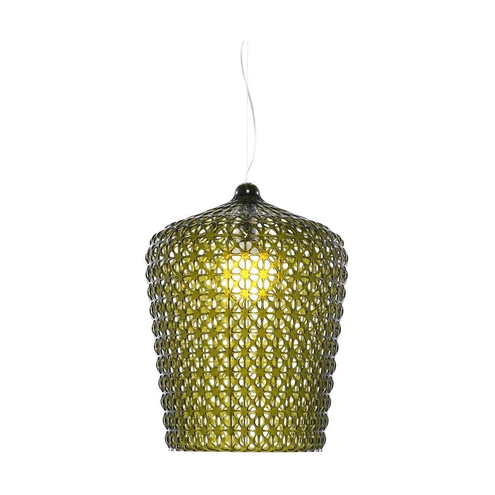 [product_category]-Kartell Kabuki Suspension Lamp, Green-Kartell-8058967256390-09175VE-KAR-1