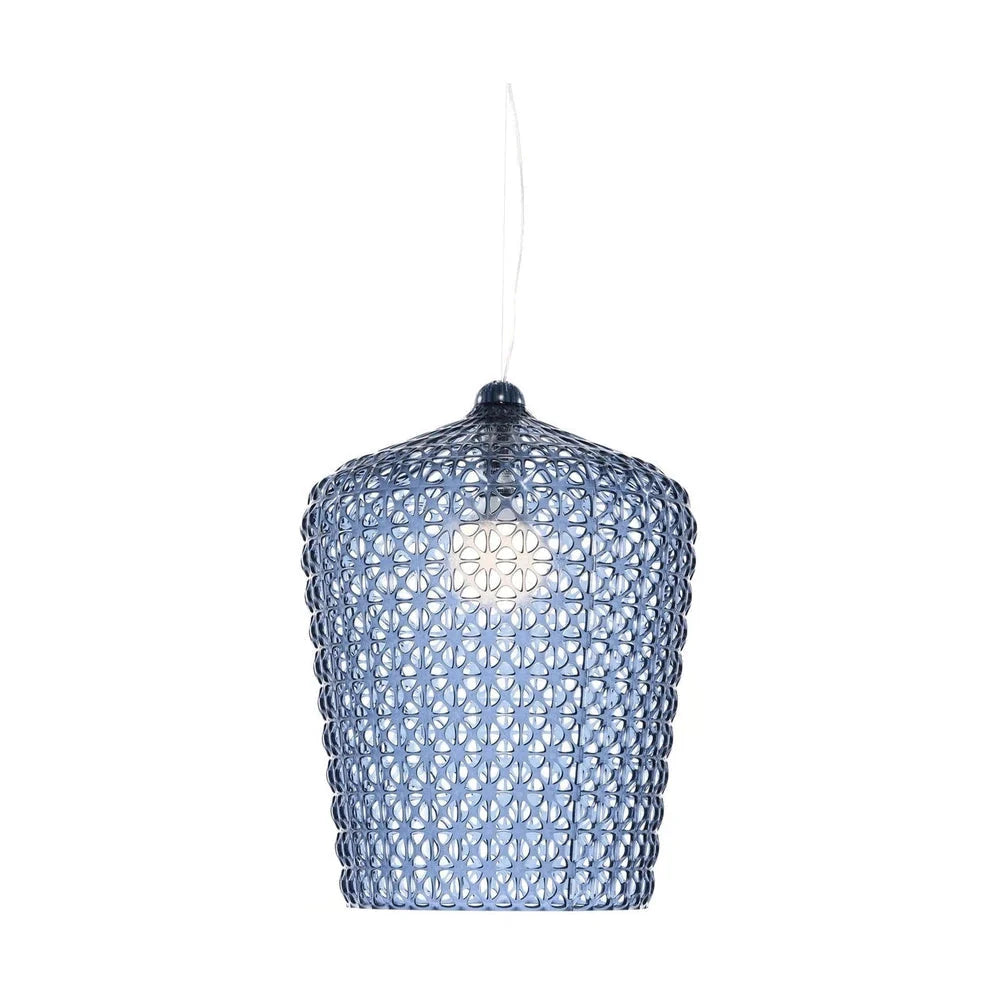 Lampe de suspension Kartell Kabuki, bleu clair