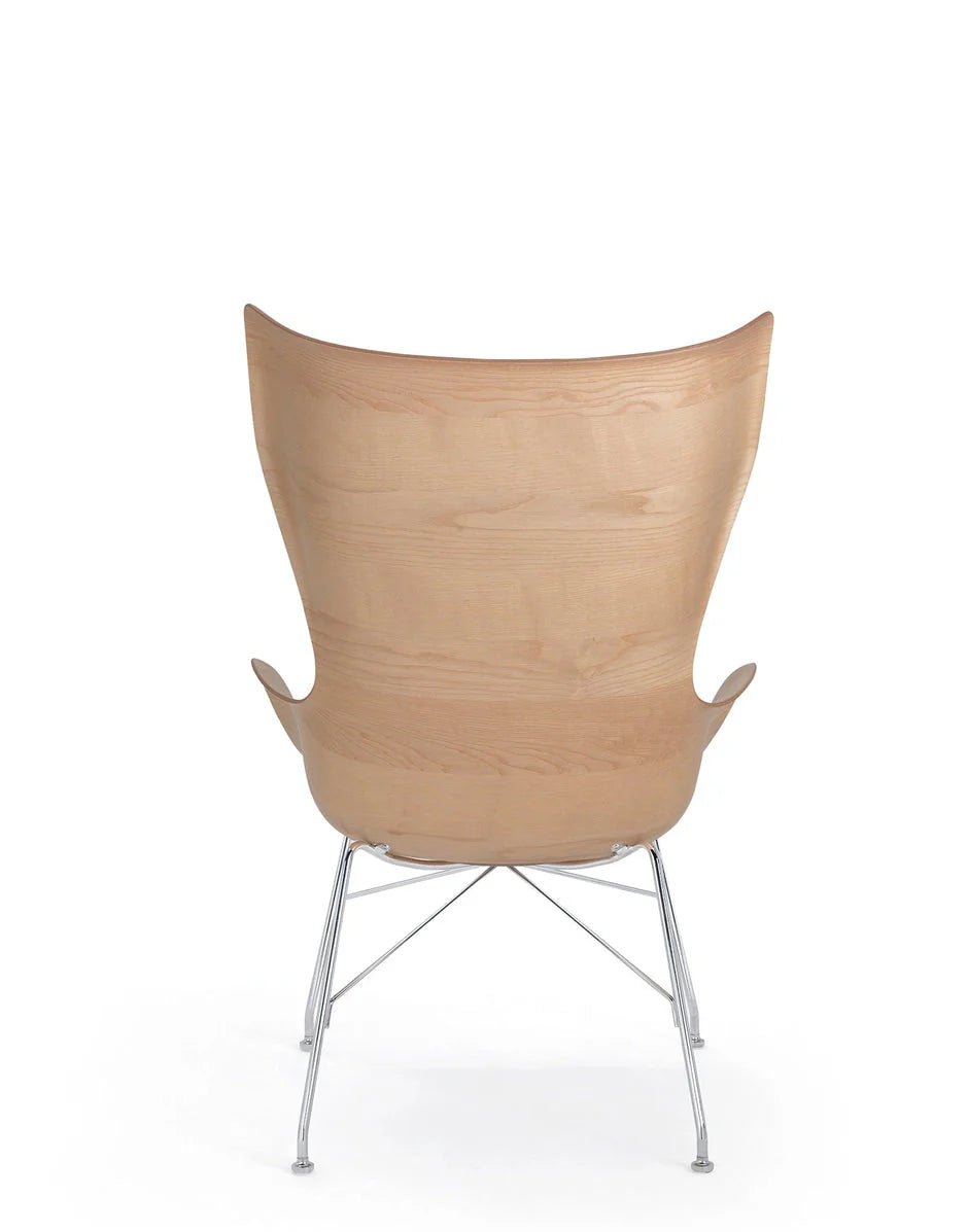 [product_category]-Kartell K/Wood Armchair Leather, Light Wood/Chrome-Kartell-8058967294774-04917CC-KAR-4