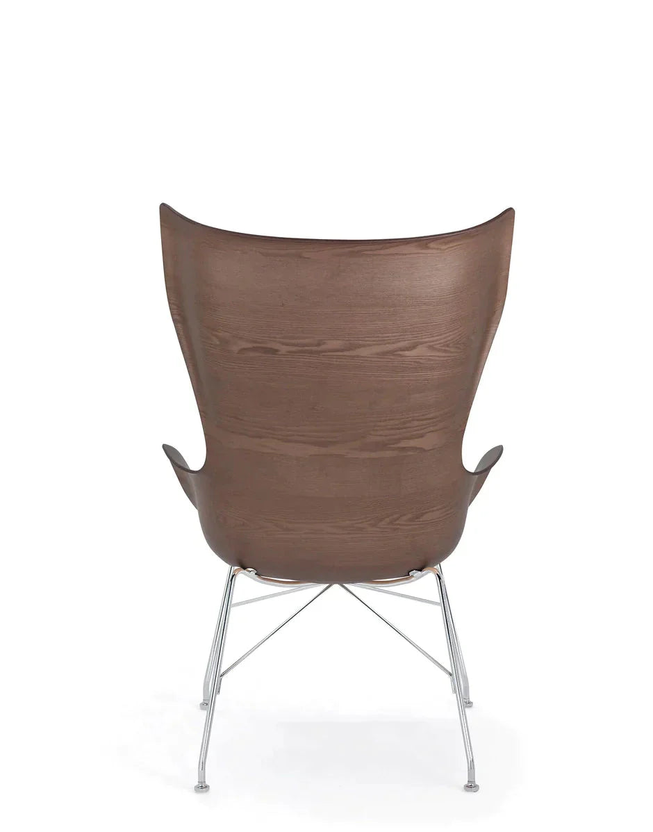 [product_category]-Kartell K/Wood Armchair Slatted Ash, Dark Wood/Chrome-Kartell-8058967295078-04916SC-KAR-9