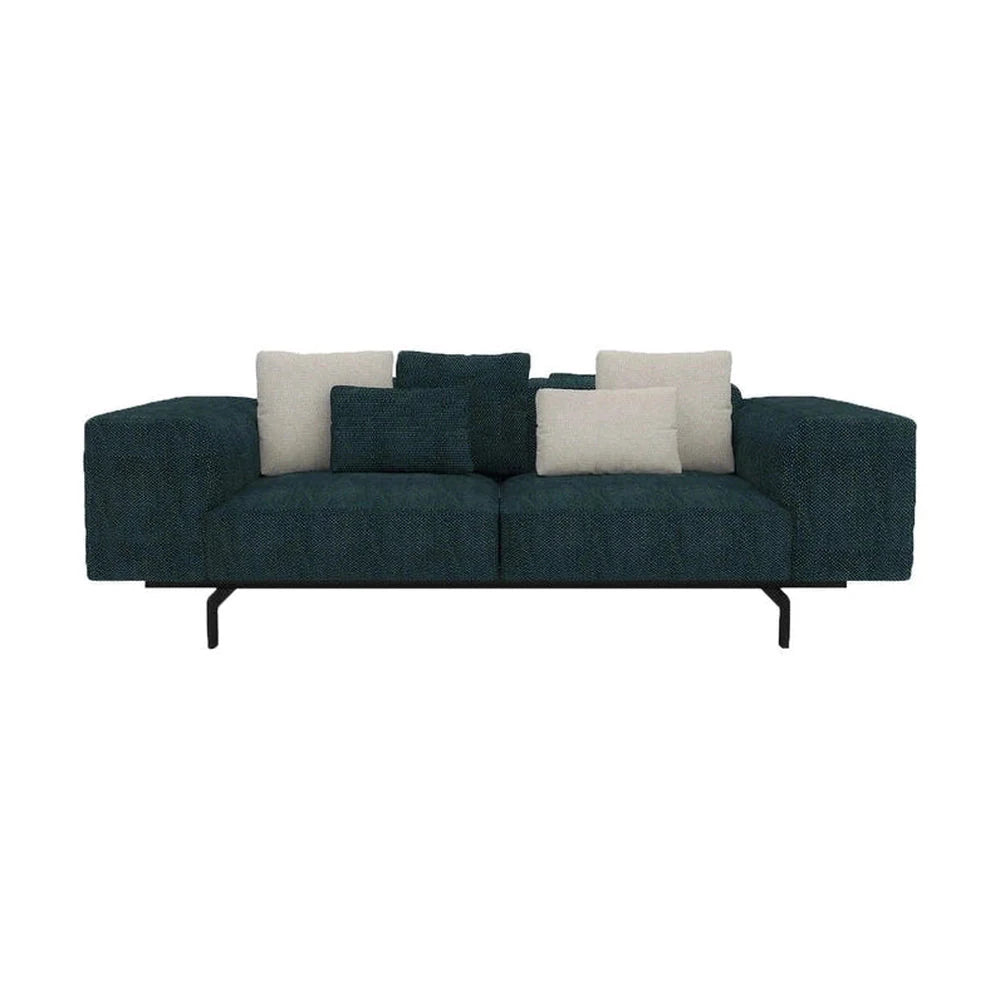 Kartell Largo 2 -personers sofa Gubbio, grøn