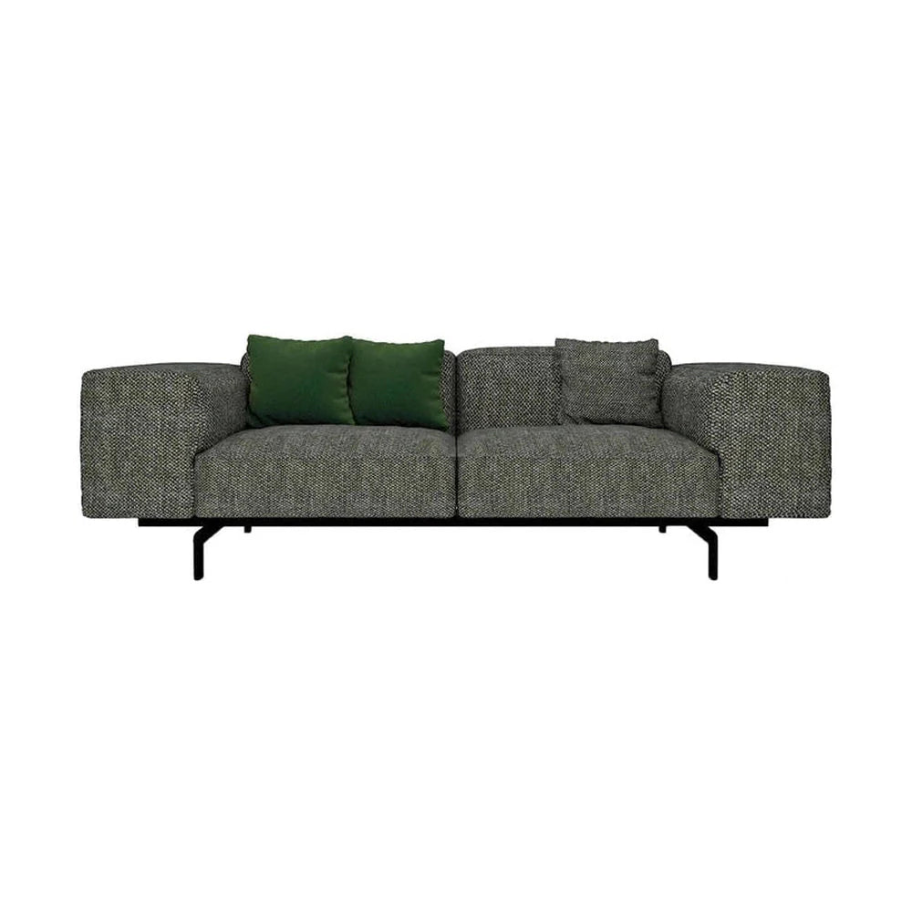 Kartell Largo 2 Sitzer -Sofa Gubbio, Grau