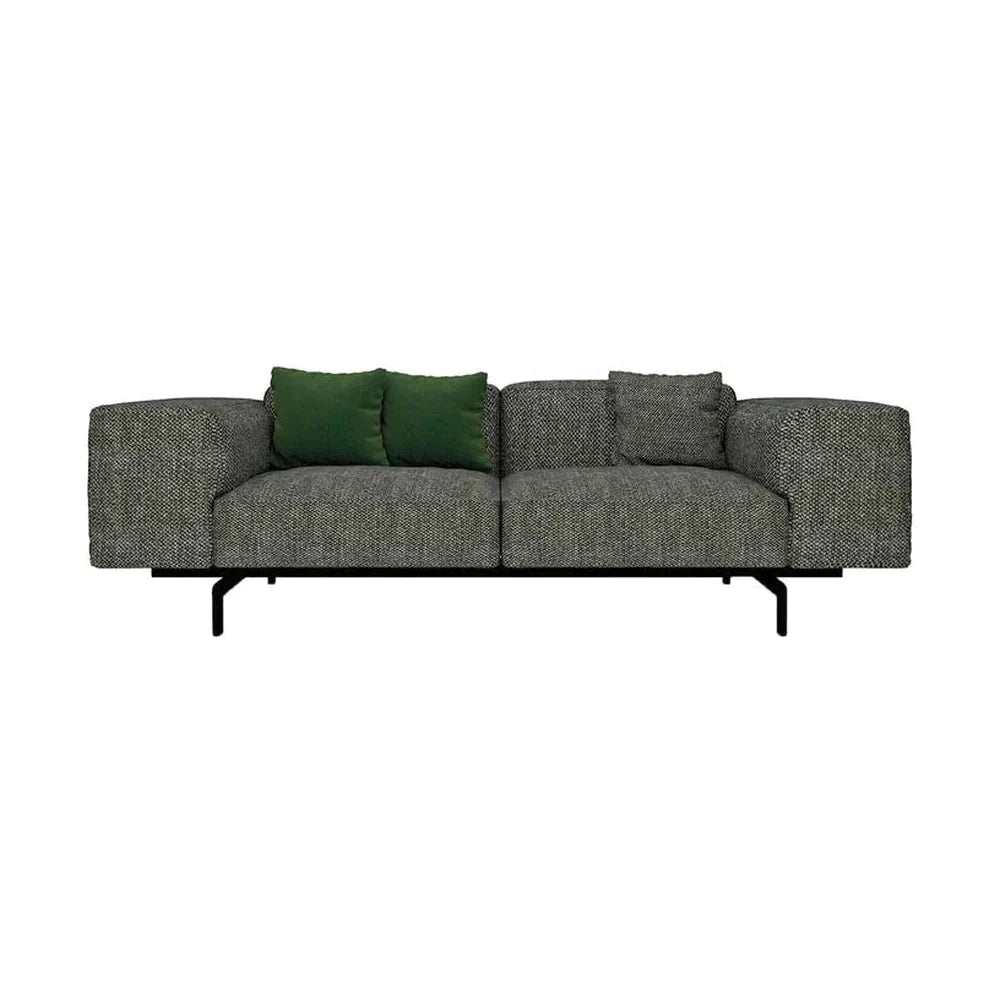 [product_category]-Kartell Largo 2 Seater Sofa Gubbio, Grey-Kartell-8058967244496-07150G4-KAR-5