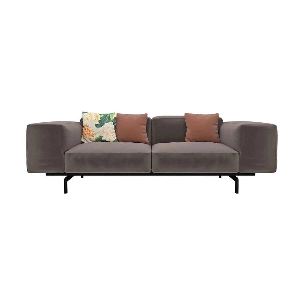 Kartell Largo 2 sædersofa Velvet, Taupe