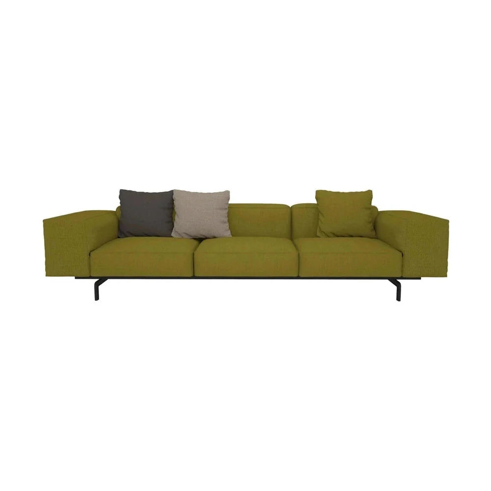 Kartell Largo 3 Sitzer -Sofa Nilo, grün