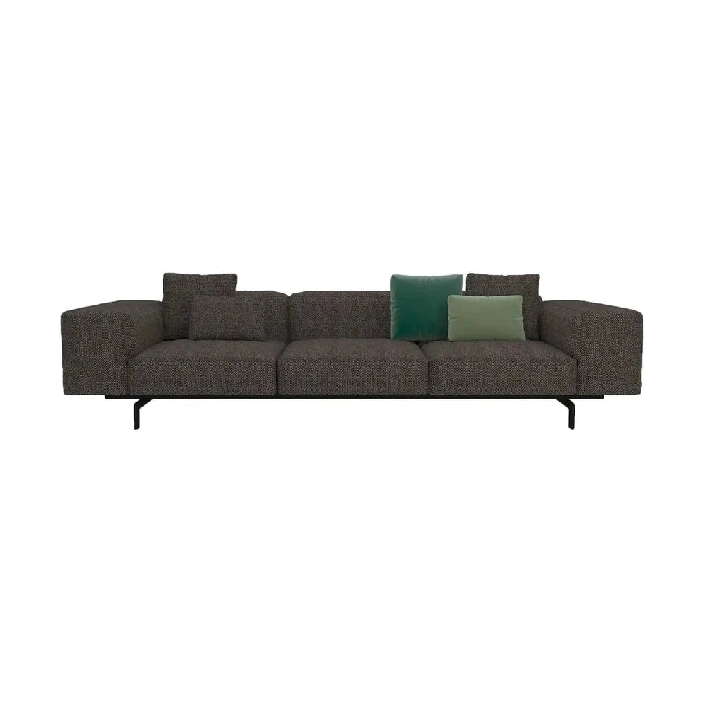 [product_category]-Kartell Largo 3 Seater Sofa Pied De Poule, Taupe-Kartell-8058967244557-07160G3-KAR-5