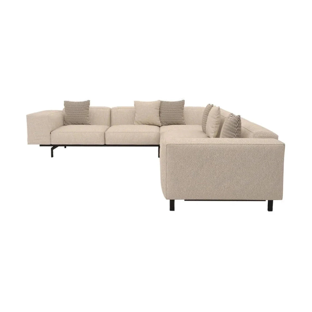 Kartell Largo 5 Seater Sofa Nilo, desnudo