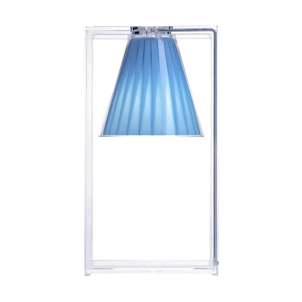 Lámpara de mesa de tejido de aire de Kartell Light, azul claro