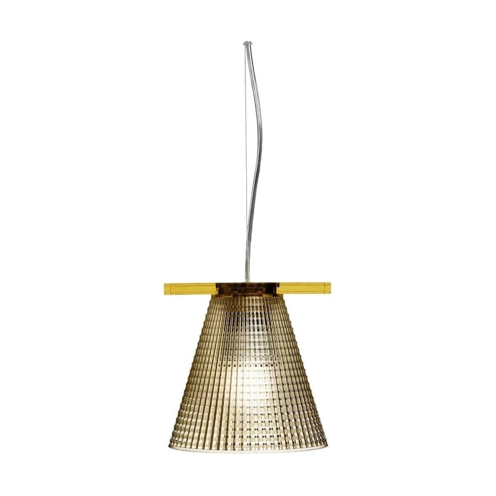 Kartell Light Air Transparent Suspension Lamp, Amber