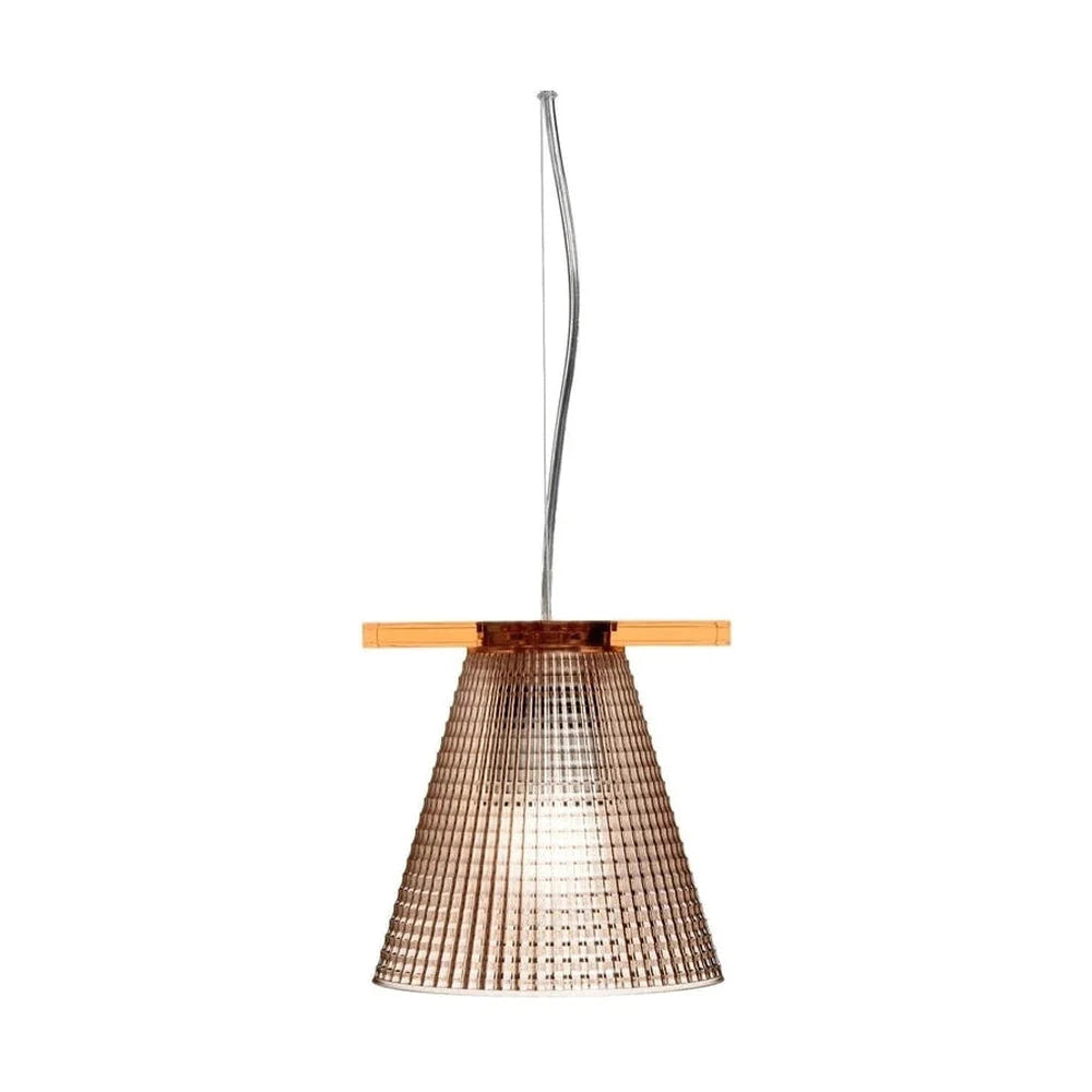 Kartell Light Air Transparent Suspension Lampe, lyserød