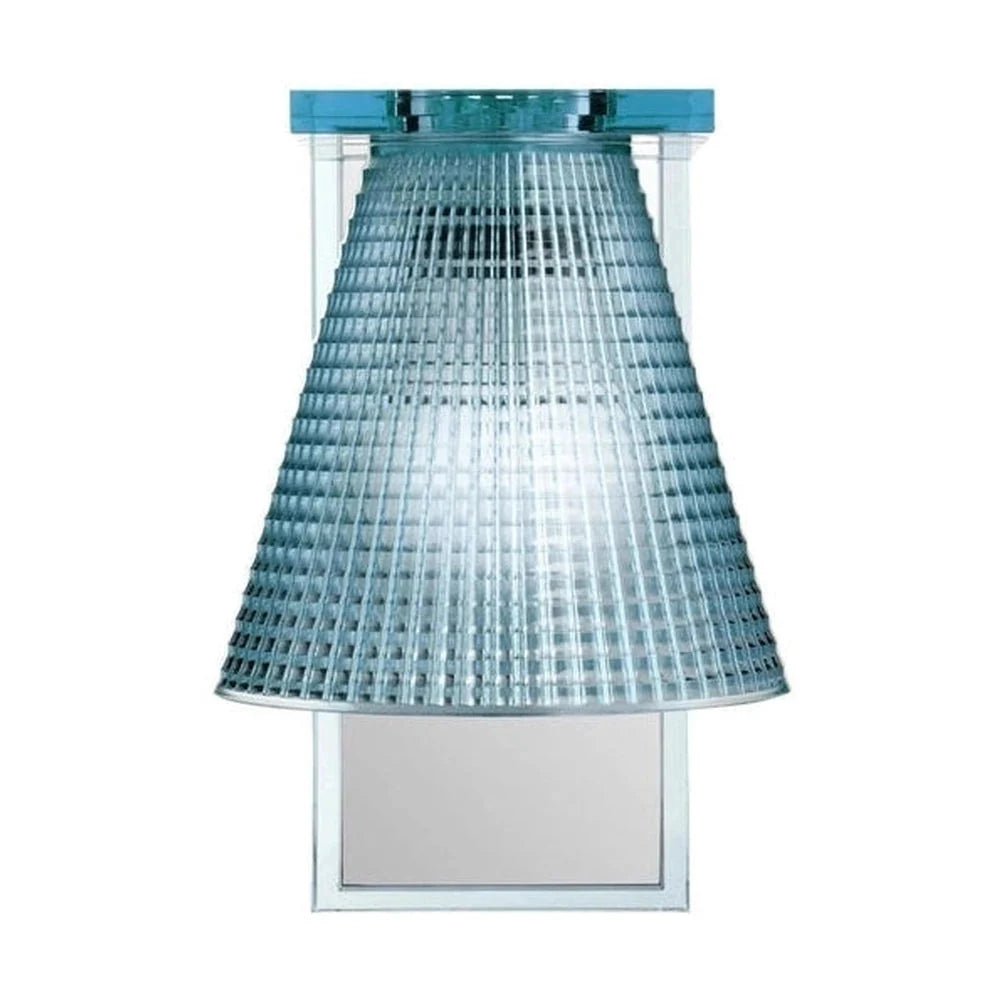 Lumière kartell Air transparent lumière murale, bleu clair