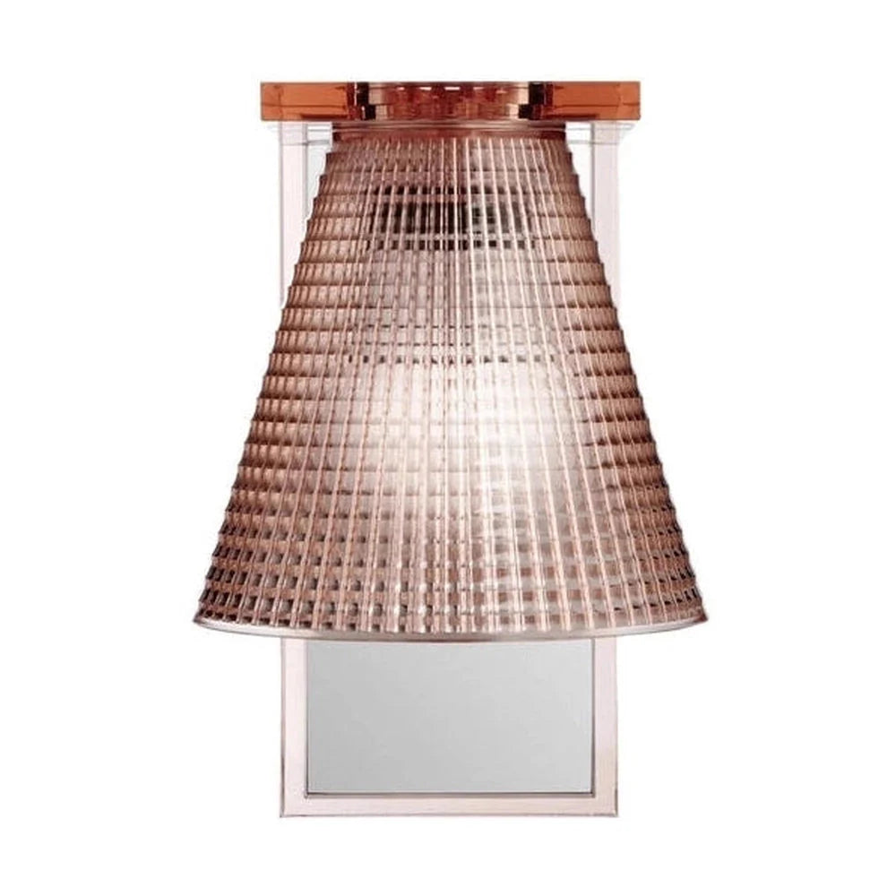 Luz de pared transparente de aire Kartell Light, rosa