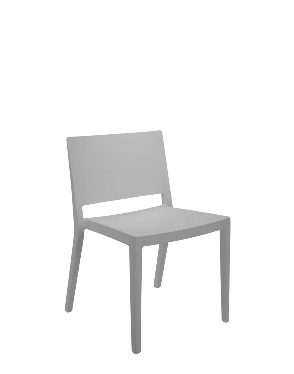 Kartell Lizz Mattenstuhl, grau