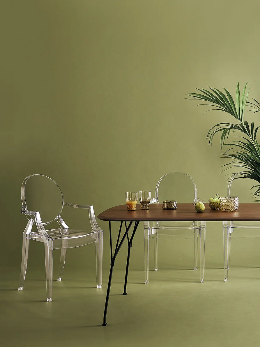 Kartell Louis Silla Ghost, verde