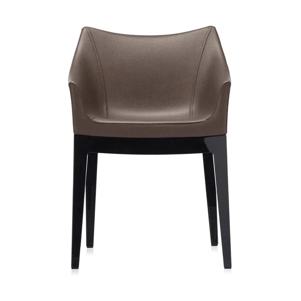 [product_category]-Kartell Madame Ecopelle Armchair, Black/Brick Red-Kartell-8058967263978-05838N5-KAR-1