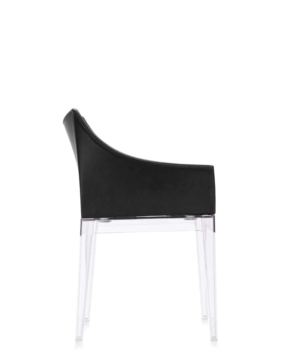 Fauteuil Kartell Madame Ecopelle, cristal / noir