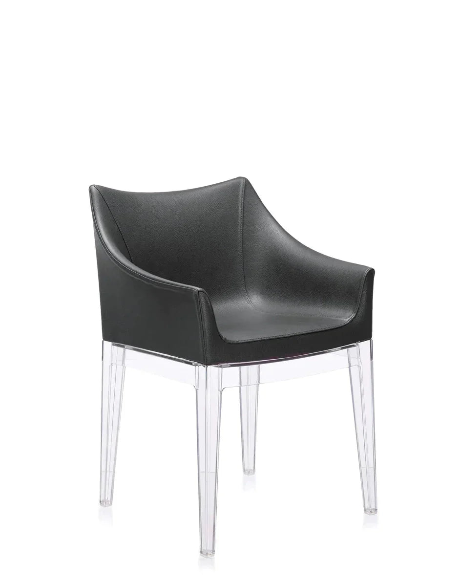 Fauteuil Kartell Madame Ecopelle, cristal / noir