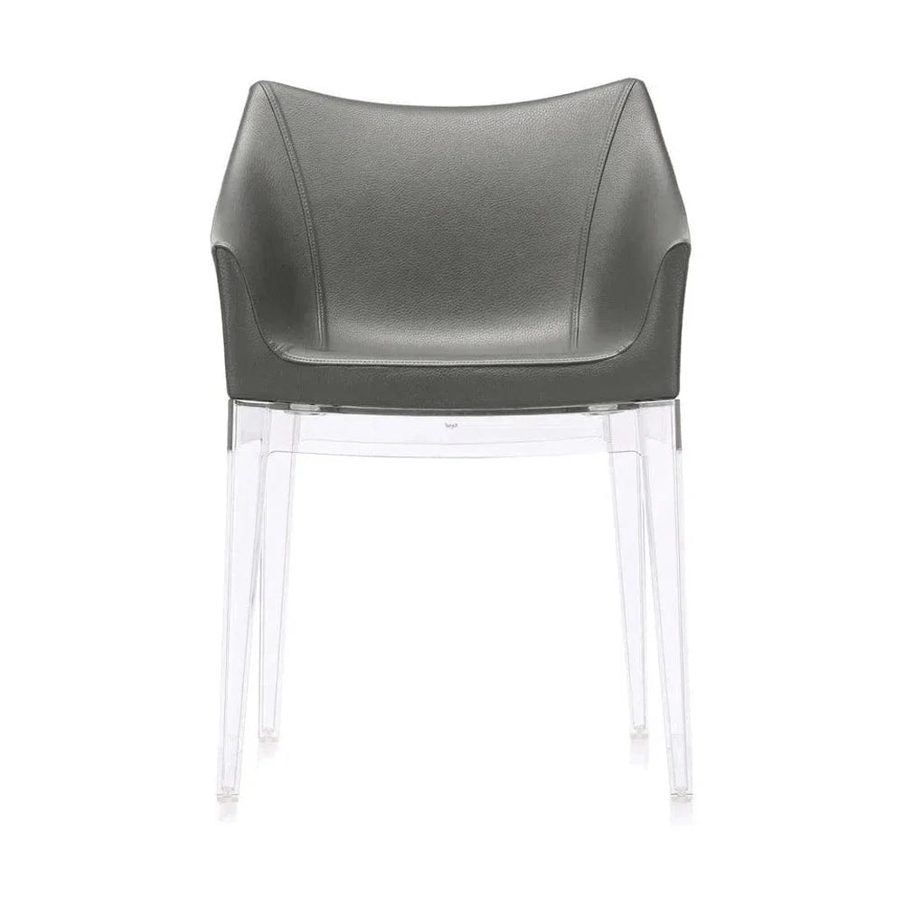 Kartell Madame Ecopelle Sillón, Cristal/Gris