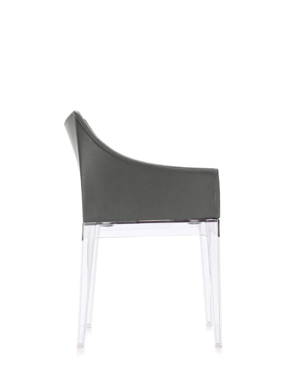 Fauteuil Kartell Madame Ecopelle, cristal / gris