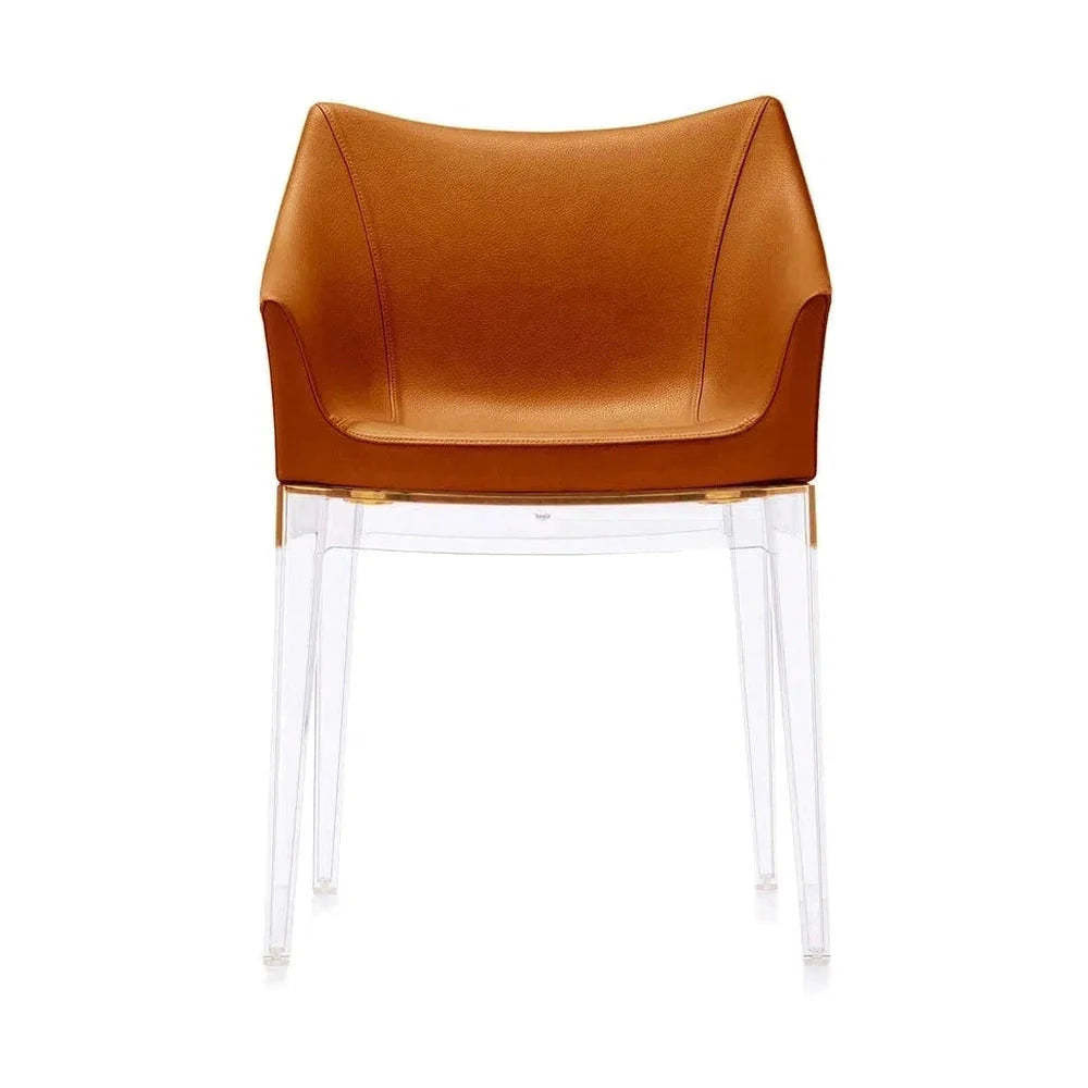 Kartell Madame Ecopelle Sillón, Cristal/Tabaco