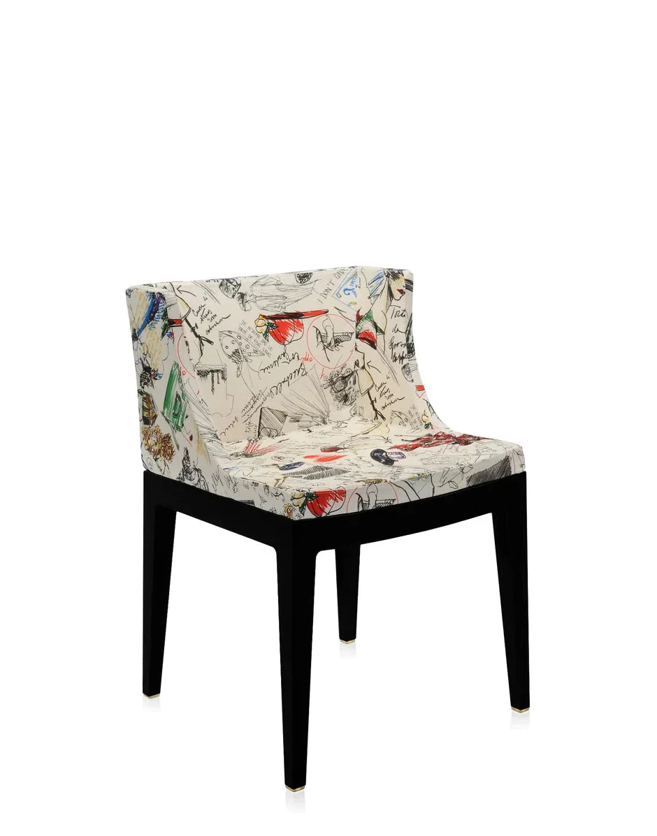 [product_category]-Kartell Mademoiselle à La Mode Armchair, Black/Sketches-Kartell-8058967065237-04896FM-KAR-13