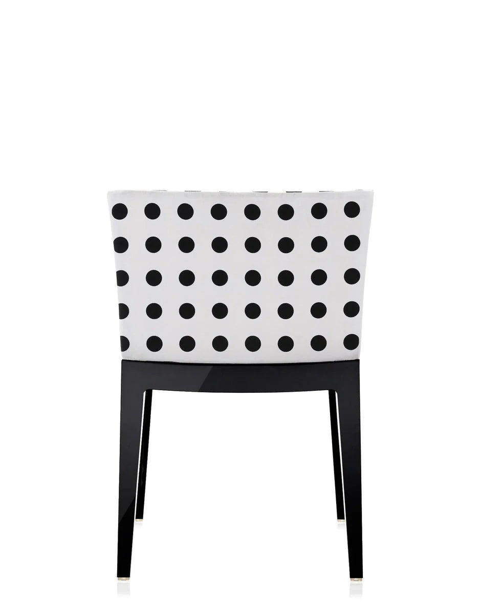 Kartell Mademoiselle à la mode fauteuil, motif noir / blanc