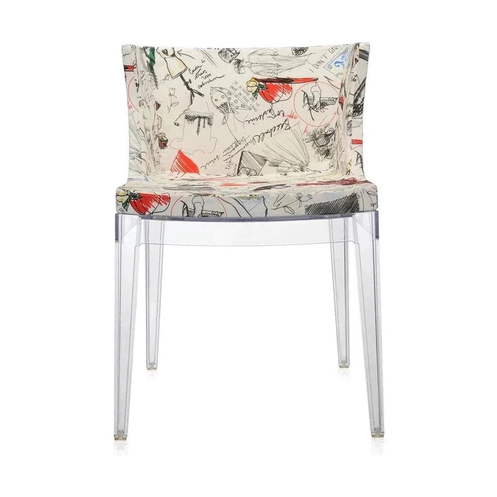 Kartell Mademoiselle à la Mode Sessel, transparent/Skizzen